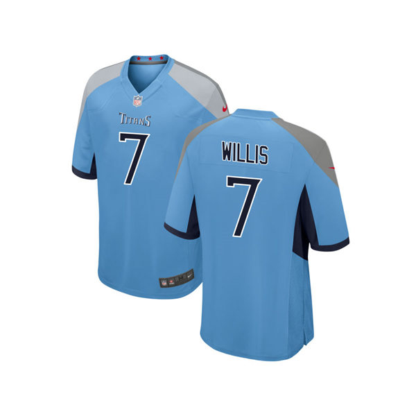 Youth Tennessee Titans #7 Malik Willis Nike Light Blue Alternate Limited Jersey