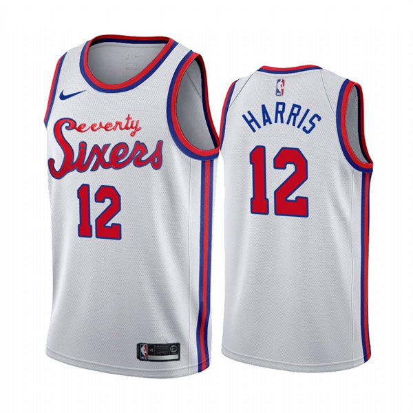 Mens Philadelphia 76ers #12 Tobias Harris Nike Hardwood Classics Swingman Jersey