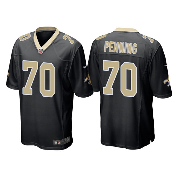 Youth New Orleans Saints #70 Trevor Penning Nike Black Limited Jersey