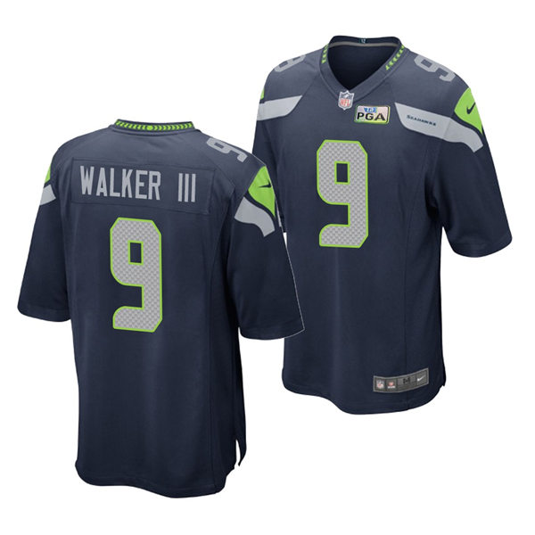 Mens Seattle Seahawks #9 Kenneth Walker III Nike College Navy Team Color Vapor Limited Jersey