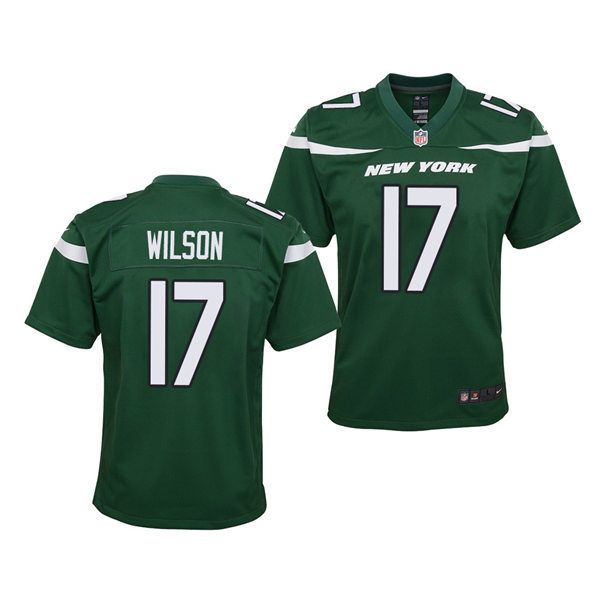 Youth New York Jets #17 Garrett Wilson Nike Gotham Green Limited Jersey