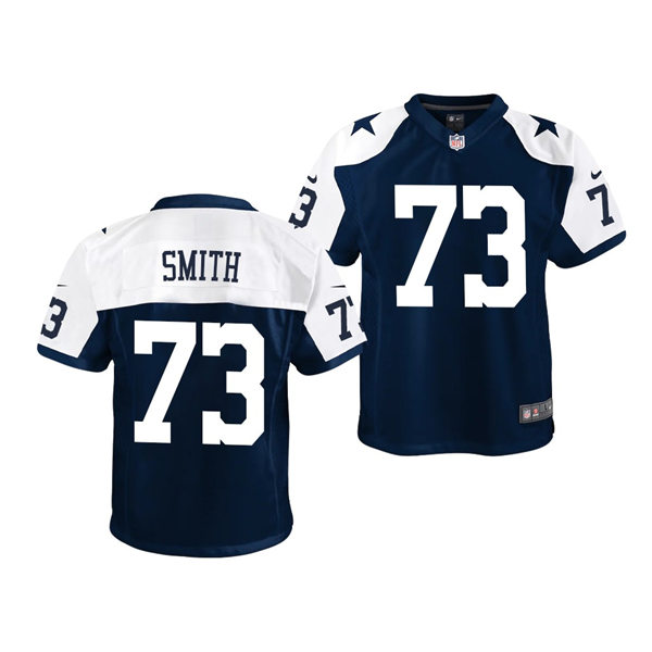 Youth Dallas Cowboys #73 Tyler Smith Nike Navy Alternate Limited Jersey