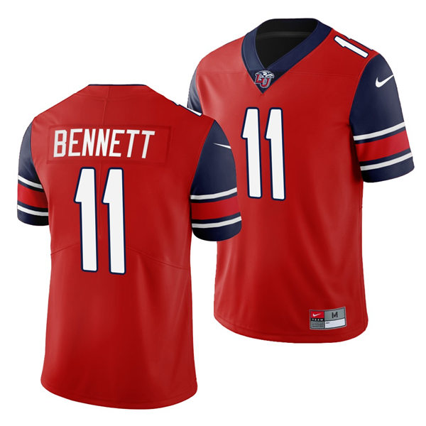 Mens Liberty Flames #11 Johnathan Bennett Nike Red College Football Game Jersey