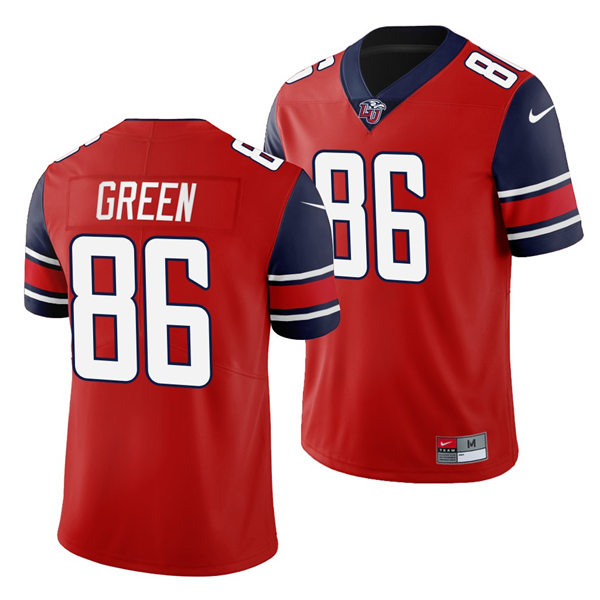 Mens Liberty Flames #86 Eric Green Nike Red College Football Game Jersey
