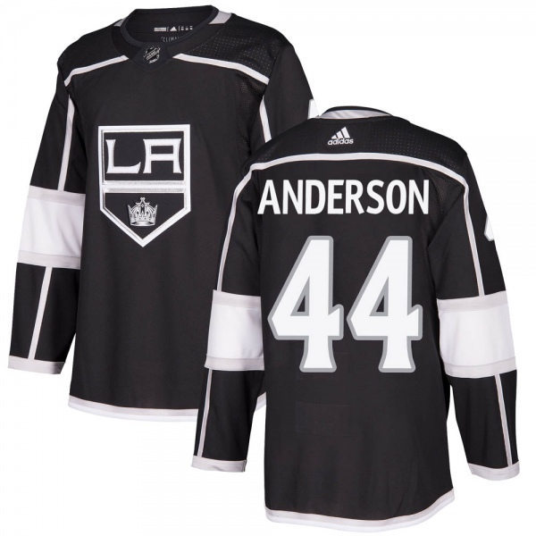 Mens Los Angeles Kings #44 Mikey Anderson adidas Black Home Premier Player Jersey