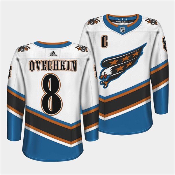 Men's Washington Capitals 21 Hathaway Adidas White Screaming