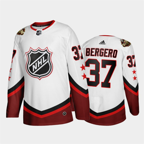 Men's Boston Bruins #37 Patrice Bergeron White Eastern 2022 All-StarJersey