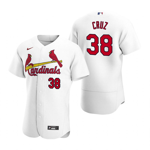 Mens St. Louis Cardinals Retired Player #38 Jose Cruz Nike White Home Flex Base Jersey