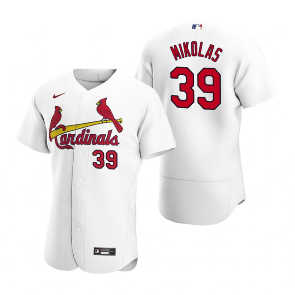 Men's St. Louis Cardinals #39 Miles Mikolas Nike White Home FlexBase Player Jersey