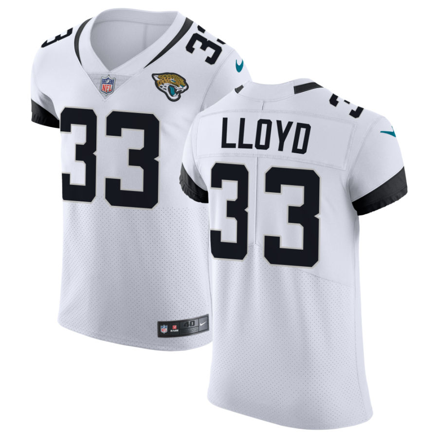 Men's Jacksonville Jaguars #33 Devin Lloyd Nike White Vapor Untouchable Limited Jersey