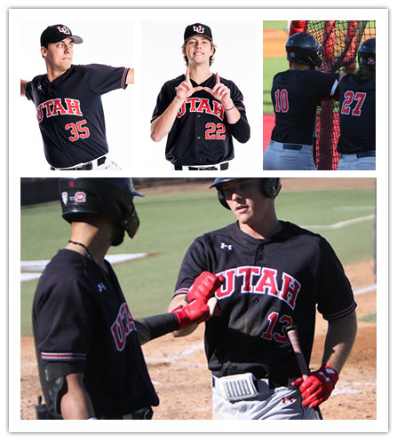 Mens Youth Utah Utes Custom Black Under Armour College Baseball Game Jersey