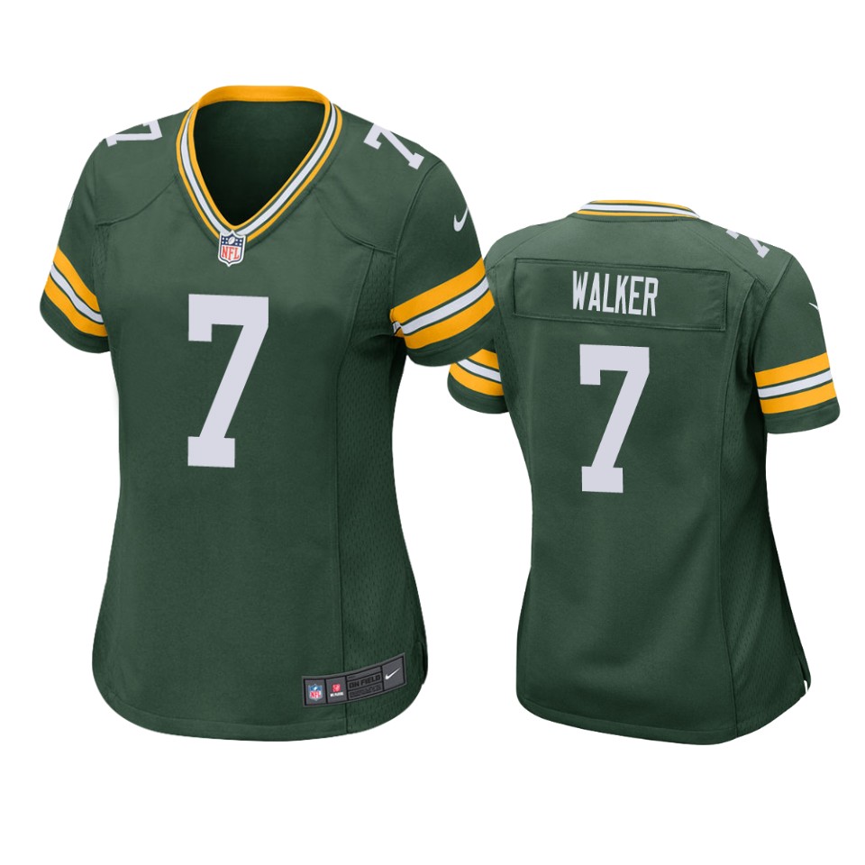 Women's Green Bay Packers #7 Quay Walker Green Vapor Limited Jersey