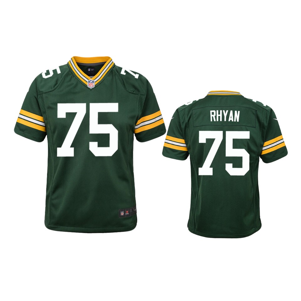 Youth Green Bay Packers #75 Sean Rhyan Green Vapor Limited Jersey