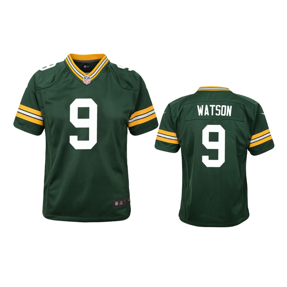 Youth Green Bay Packers #9 Christian Watson Green Vapor Limited Jersey