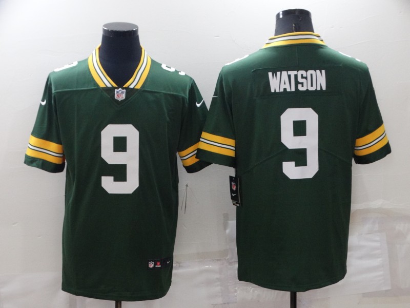Mens Green Bay Packers #9 Christian Watson Green Vapor Limited Player Jersey