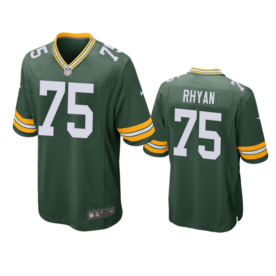 Mens Green Bay Packers #75 Sean Rhyan Green Vapor Limited Player Jersey
