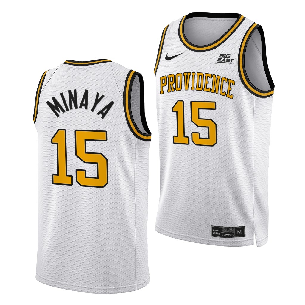 Mens Youth Providence Friars 14 Noah Horchler White 202122 College