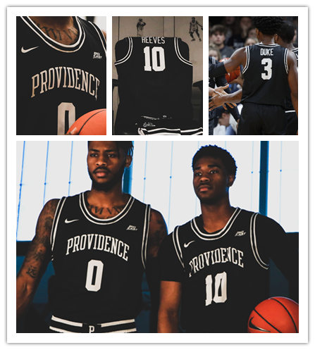 Mens Youth Providence Friars Custom Nike Black Retro 1980's College Basketball Jersey