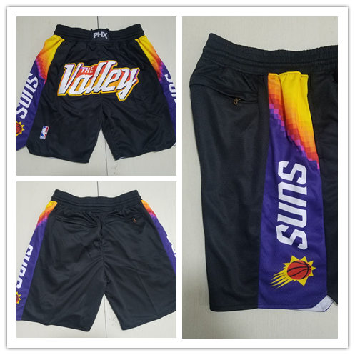 Mens Phoenix Suns Black 2021-22 City Edition Swingman Shorts