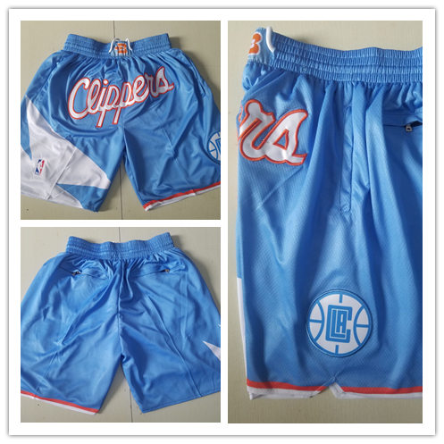 Mens Los Angeles Clippers Light Blue 2021-22 City Edition Swingman Shorts