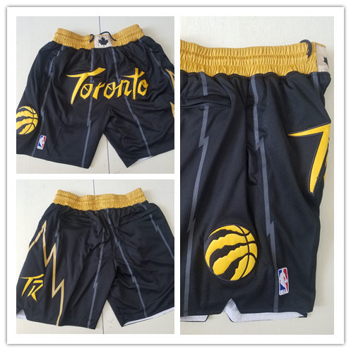 Mens Toronto Raptors Black 2021-22 City Edition Swingman Shorts