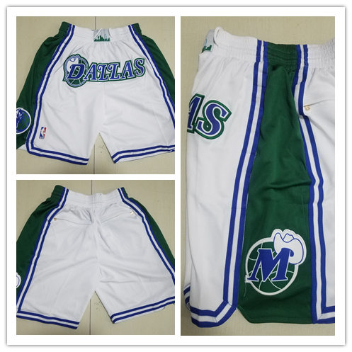 Mens Dallas Mavericks Justdon White 2021-22 City Edition Swingman Shorts