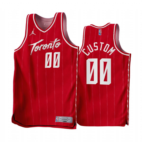 Mens Youth Toronto Raptors Custom Nike 2022-23 Red Earned Edition Jersey
