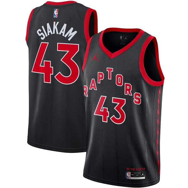 Mens Toronto Raptors #43 Pascal Siakam Black Statement Edition Jersey