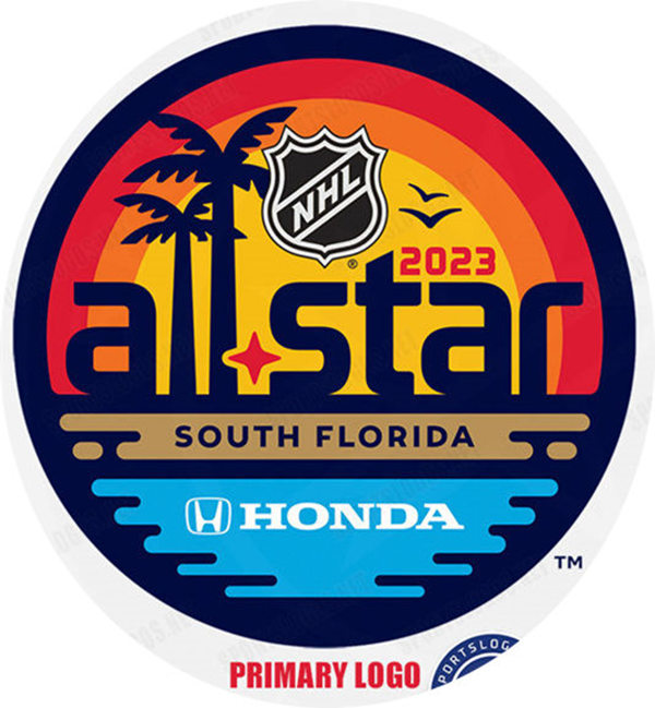 Embroidered Florida Panthers 2023 NHL ALL Star Game Jersey Patch