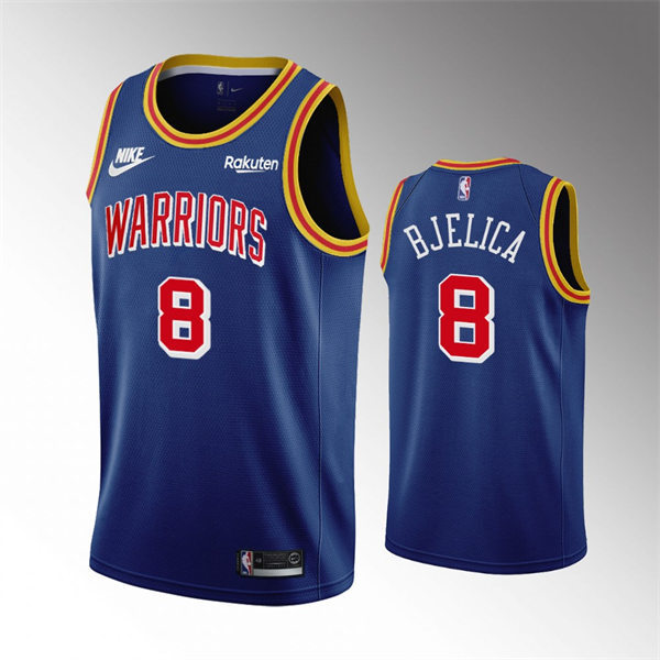 Mens Golden State Warriors #8 Nemanja Bjelica Royal Classic Edition Origins Jersey