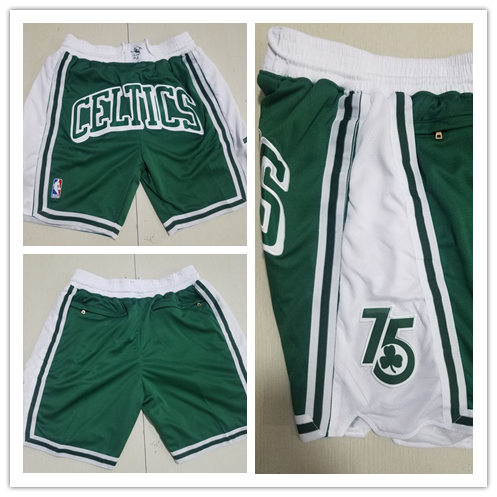 Mens Boston Celtics Kelly Green 2021-22 City Edition Swingman Embroidered Shorts