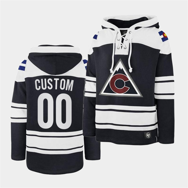 Mens Colorado Avalanche Custom 2021 Reverse Retro White Authentic ...