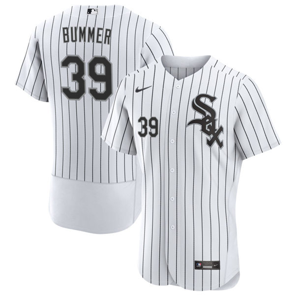 Mens Chicago White Sox #39 Aaron Bummer White Home Flex Base Player Jersey