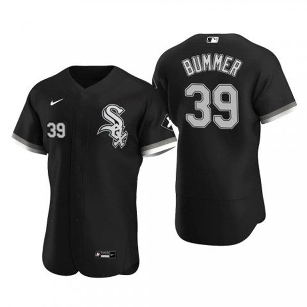Mens Chicago White Sox #39 Aaron Bummer Nike Black Alternate FlexBase Player Jersey