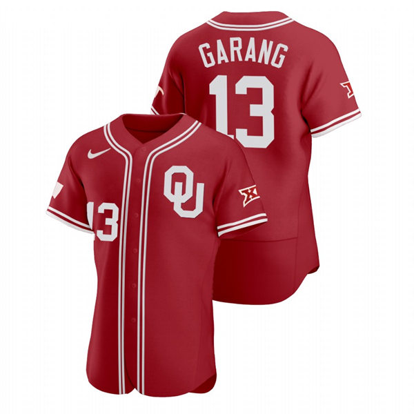 Mens Youth Oklahoma Sooners #13 Anyang Garang Crimson College Baseball Limited Jersey