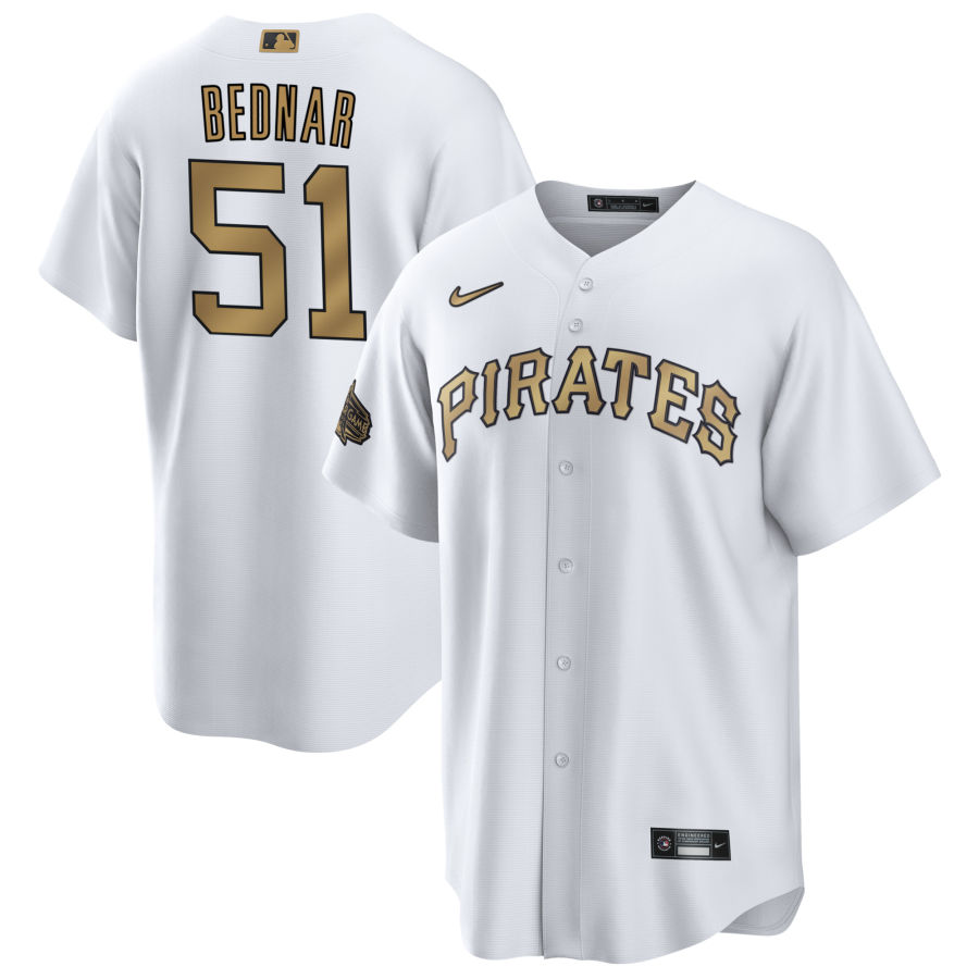 Men's Youth Pittsburgh Pirates #51 David Bednar Nike 2022 MLB All-Star Game Jersey - White