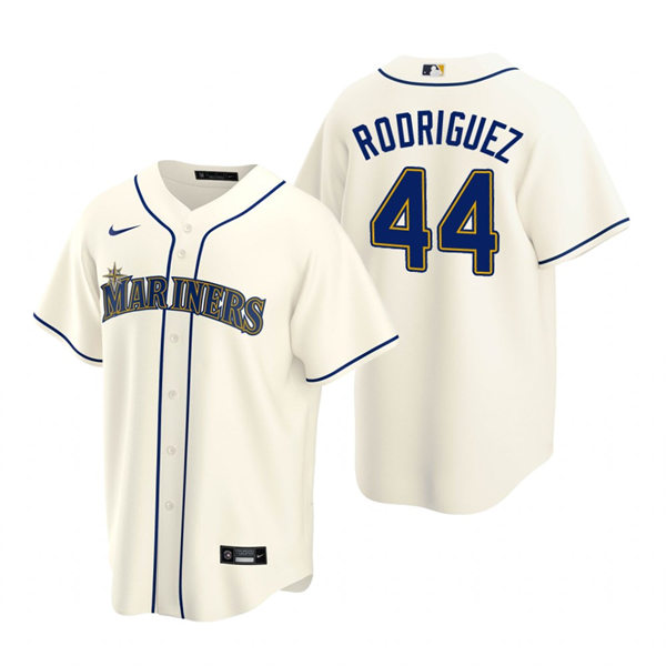 Youth Seattle Mariners #44 Julio Rodriguez Nike Cream Alternate Cool Base Jersey