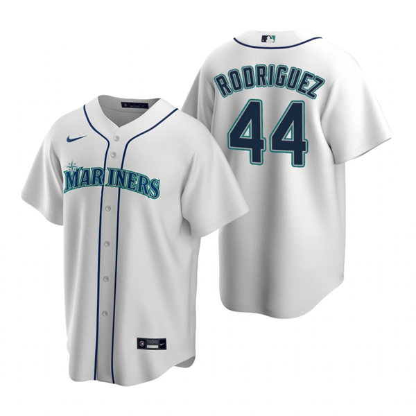 Youth Seattle Mariners #44 Julio Rodriguez White Home CoolBase Jersey