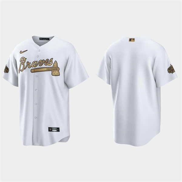 Mens Youth Atlanta Braves 27 Austin Riley 2022 MLB AllStar Game Jersey White