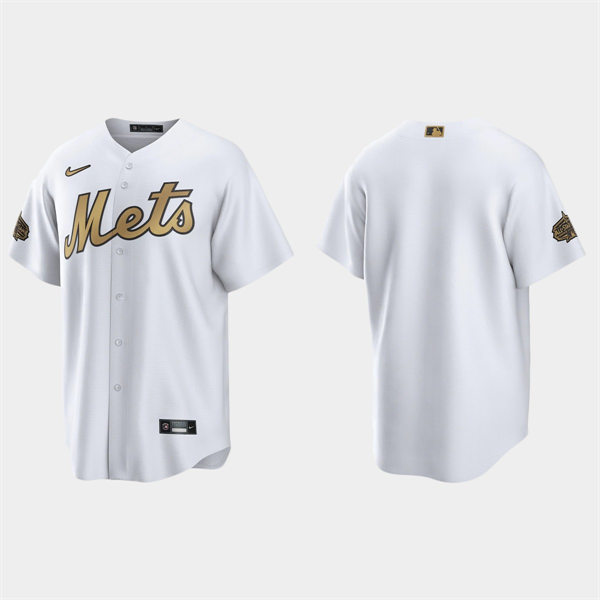 Mens Youth New York Mets Blank 2022 MLB All-Star Team Jersey - White