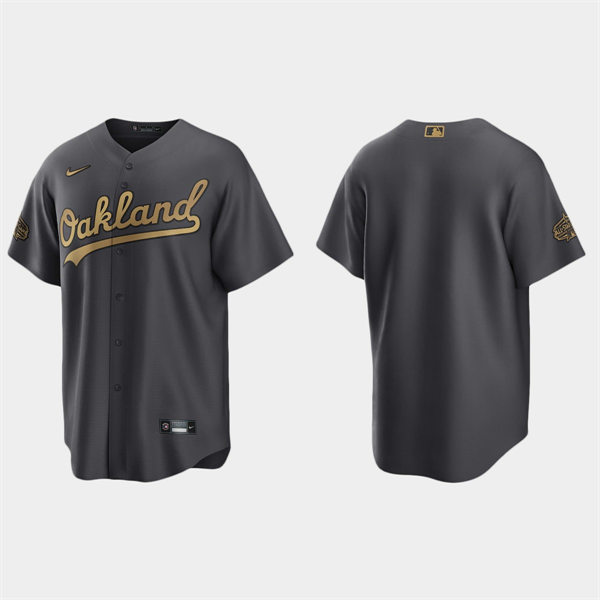 Mens Youth Oakland Athletics Blank 2022 MLB All-Star Team Jersey - Charcoal