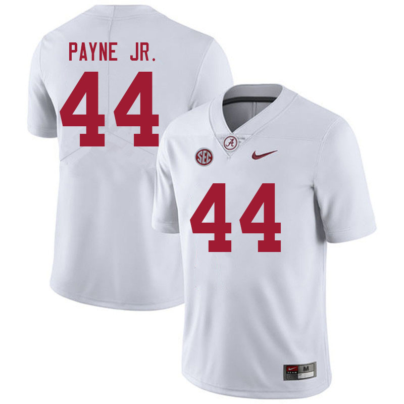 Men's Youth Alabama Crimson Tide #44 Damon Payne Jr. White College Football Game Jersey