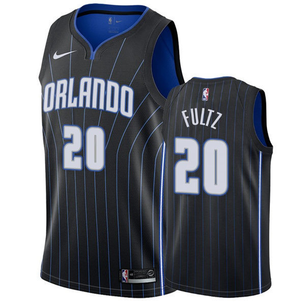 Men's Orlando Magic #20 Markelle Fultz Black Icon Edition Jersey