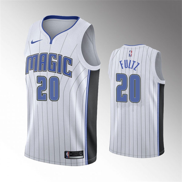 Men's Orlando Magic #20 Markelle Fultz White Association Edition Jersey