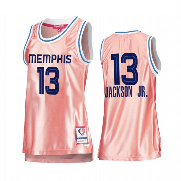 Womens Memphis Grizzlies #13 Jaren Jackson Jr. Pink 75th Anniversary Rose Gold Swingman Jersey