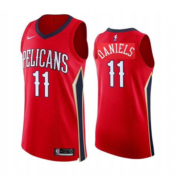 Mens New Orleans Pelicans #11 Dyson Daniels Red Statement Edition Jersey