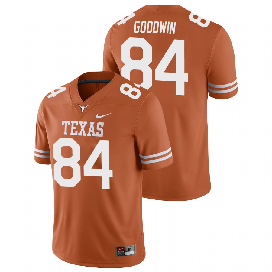 Mens Texas Longhorns #84 Marquise Goodwin Orange Premier College Football Alumni Player Jersey