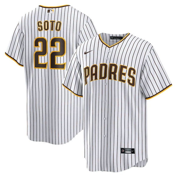 Mens San Diego Padres 22 Juan Soto Nike Navy Cooperstown Collection Jersey