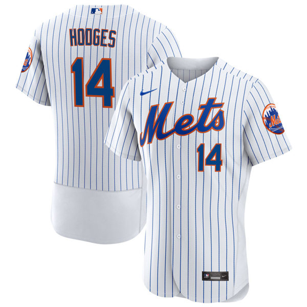 Men's New York Mets #14 Gil Hodges Nike White Home Flex Base Jersey