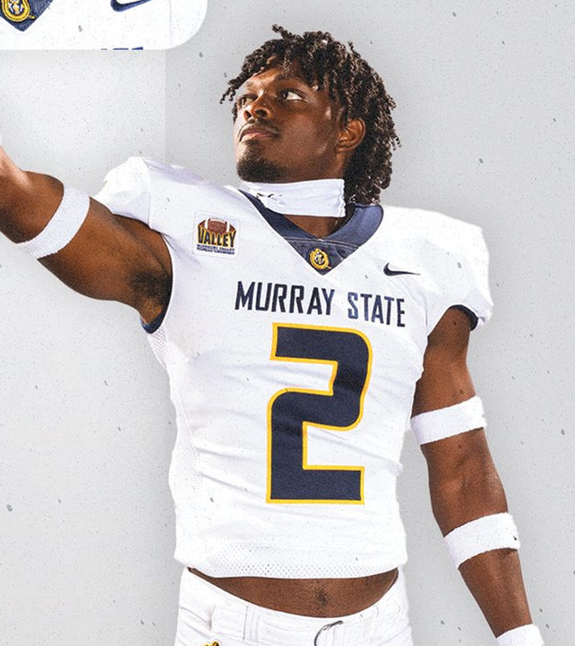 Mens Youth Murray State Racers Custom 2023 White Football Game Jersey